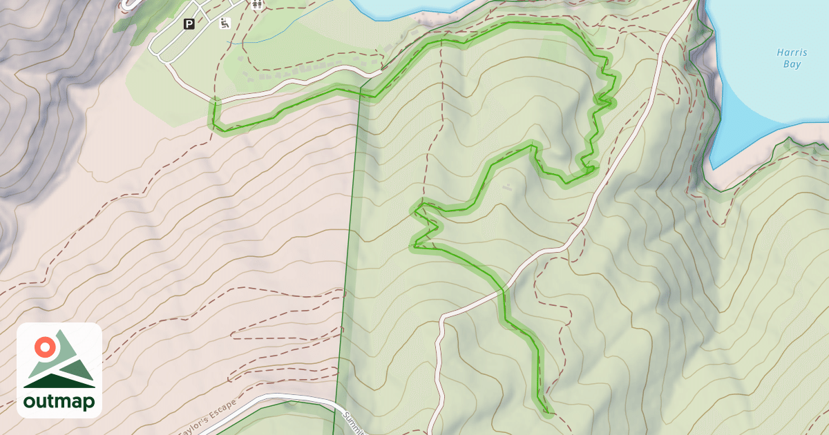 Map of Anaconda MTB track