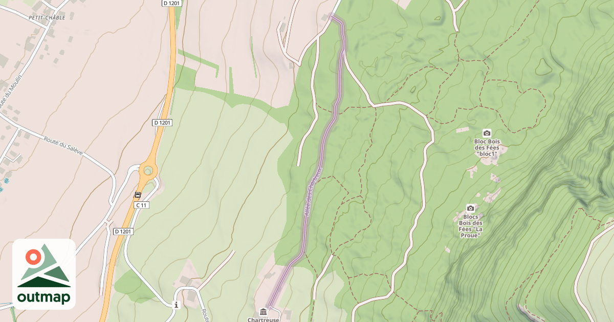Map of Allée des Chartreux