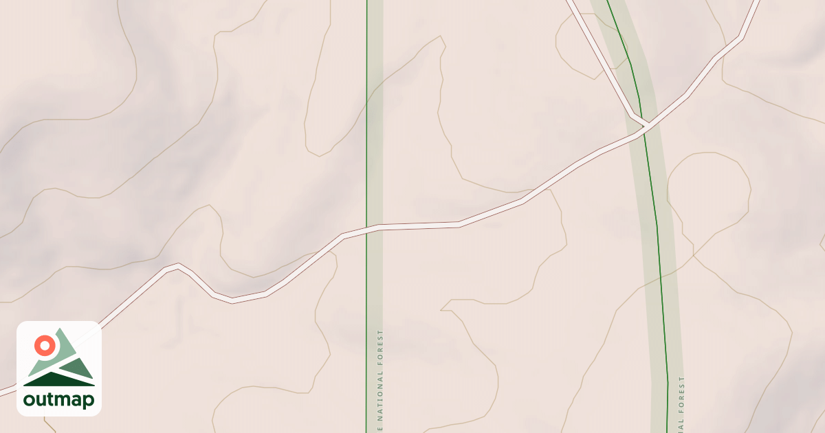 Map of MOORES FLAT
