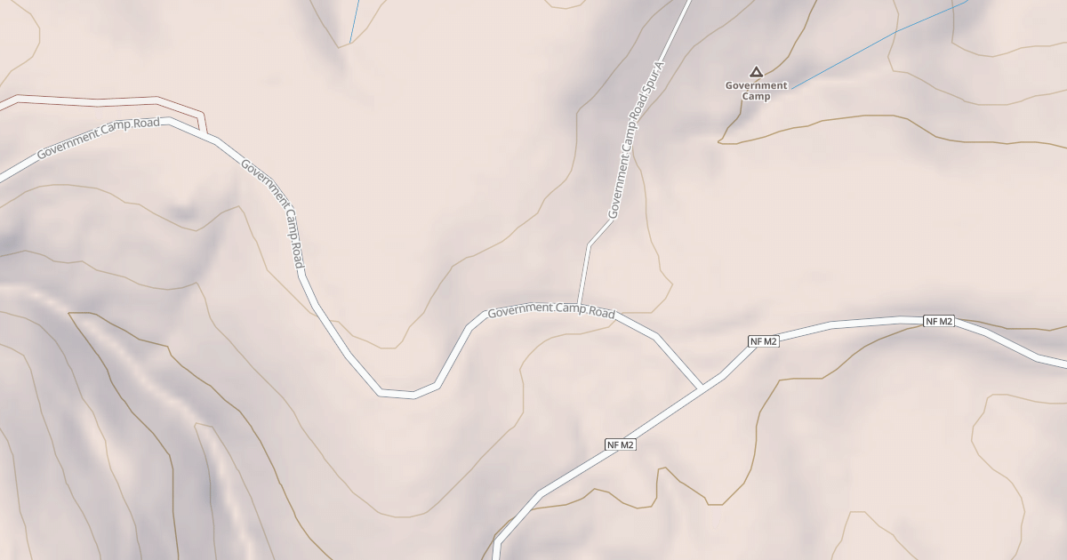 Map preview of GOVERNMENT CAMP
