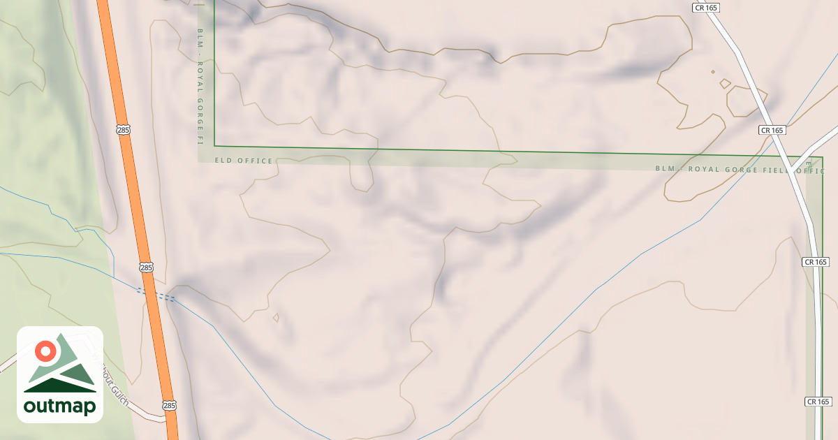 Map of Big Bend Ohv Track Trail