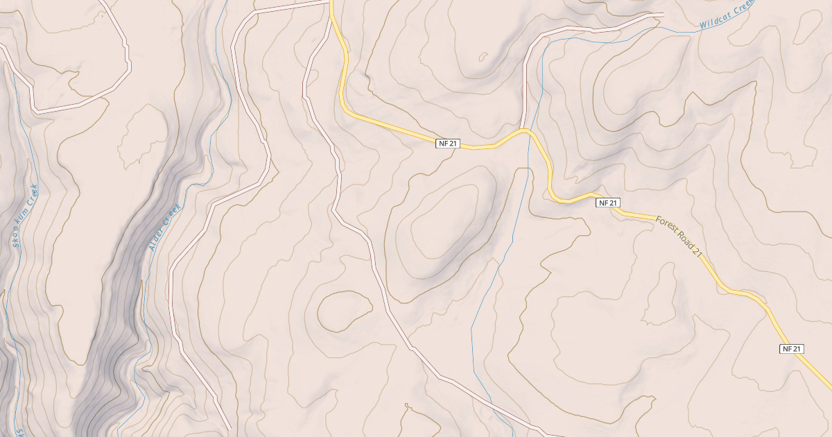 Map preview of USFS National Forest System Roads {006E0A82-D625-4EEE-A622-E0635A1C7E81}