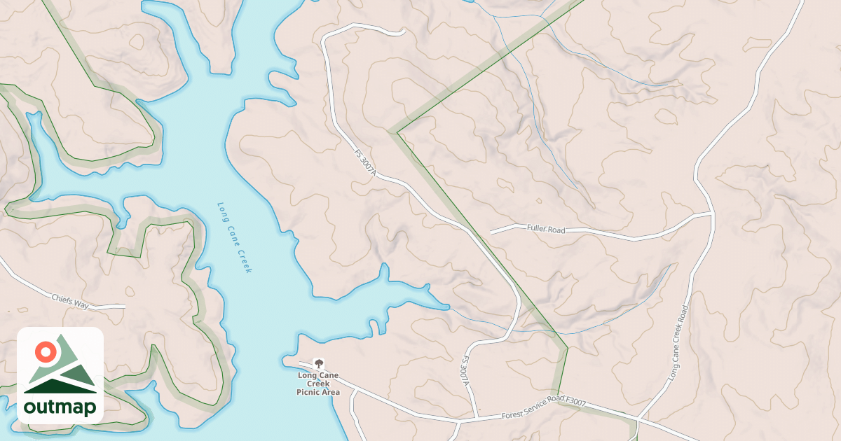 Map of BUFFALO CREEK A