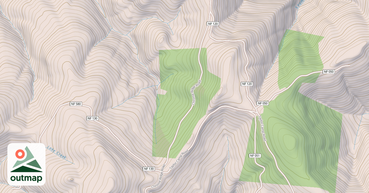 Map of CHROME RIDGE