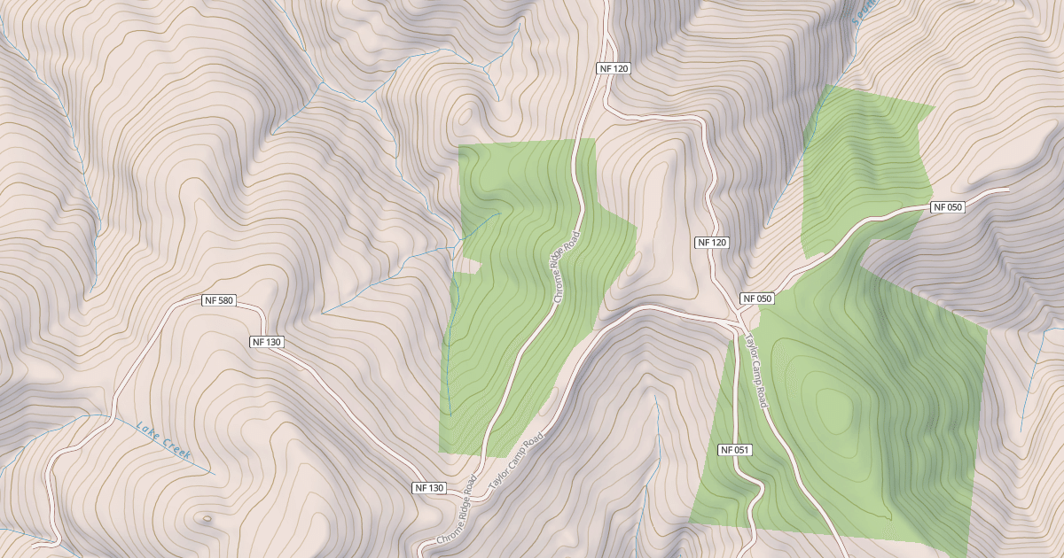 Map preview of CHROME RIDGE