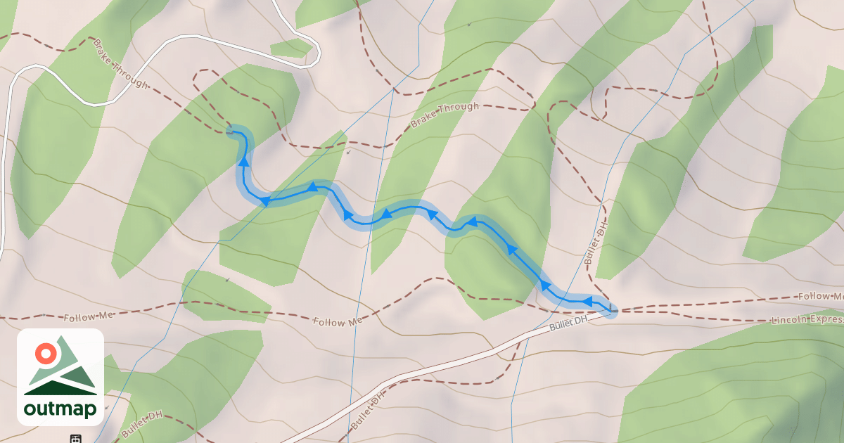 Map of Lincoln Express