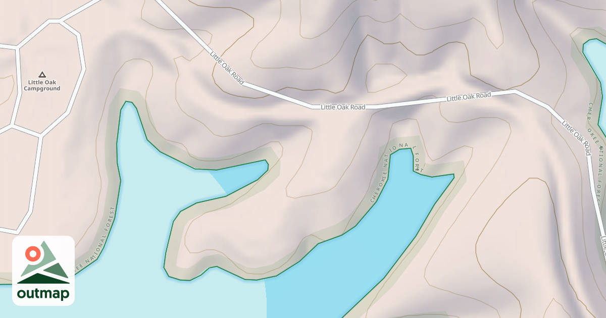 Map of LITTLE OAK ADM. LOOP