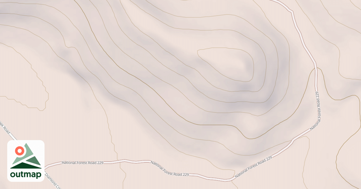 Map of OLD DIAMOND CR