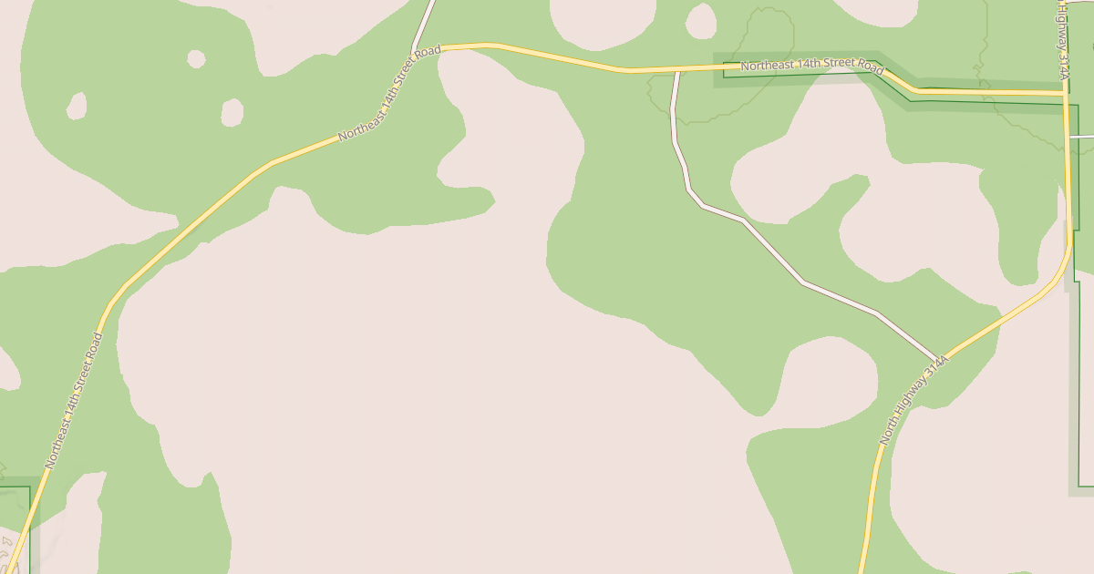 Map preview of NE 14TH ST. RD.
