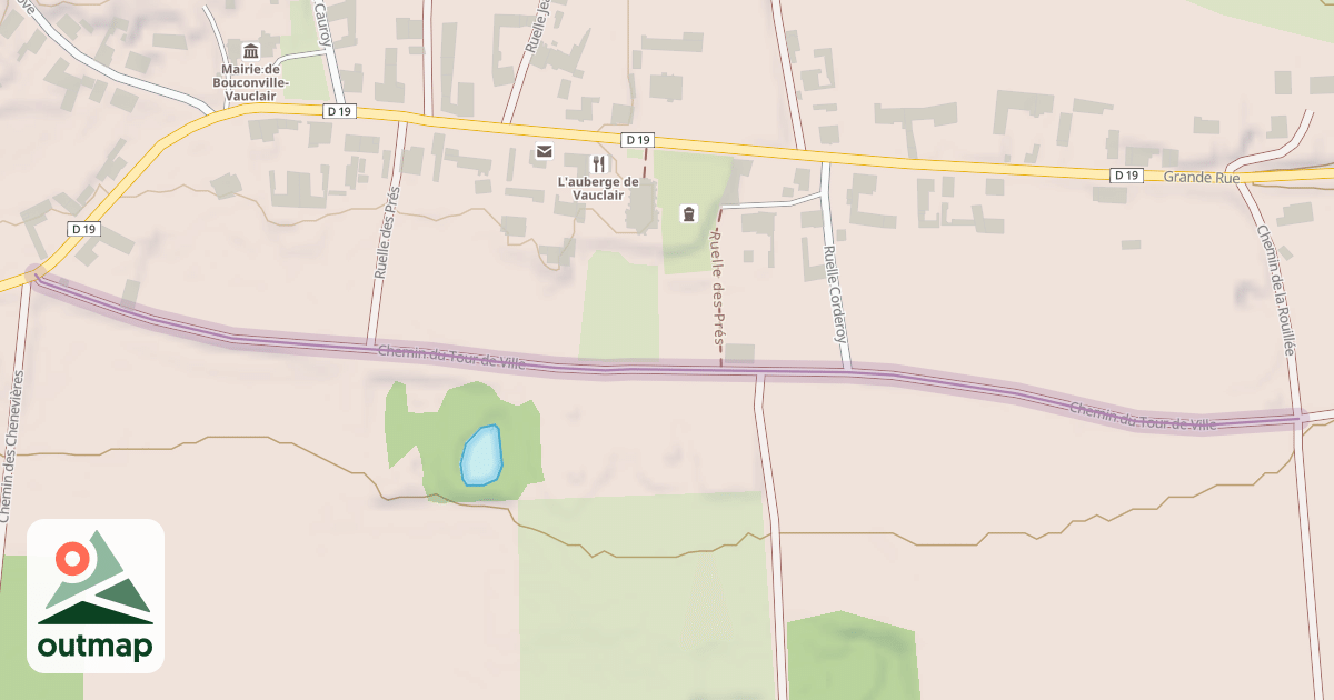 Map of Chemin du Tour de Ville