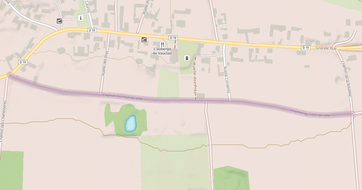 Map preview of Chemin du Tour de Ville