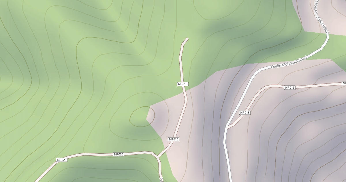 Map preview of PINE RIDGE SPUR