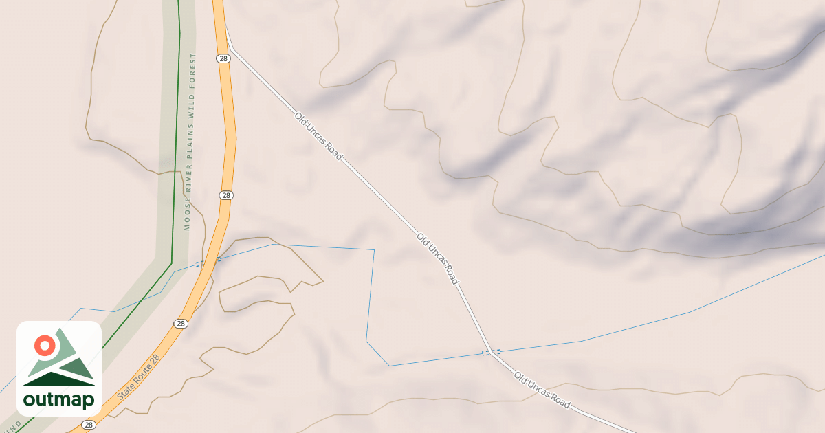 Map of Seventh Lake Mountain Multiple-Use Trail
