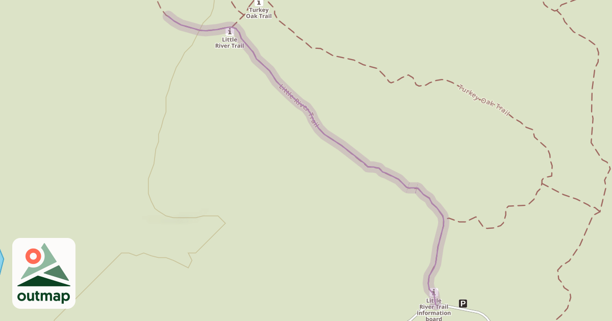 Map of Little River Trail