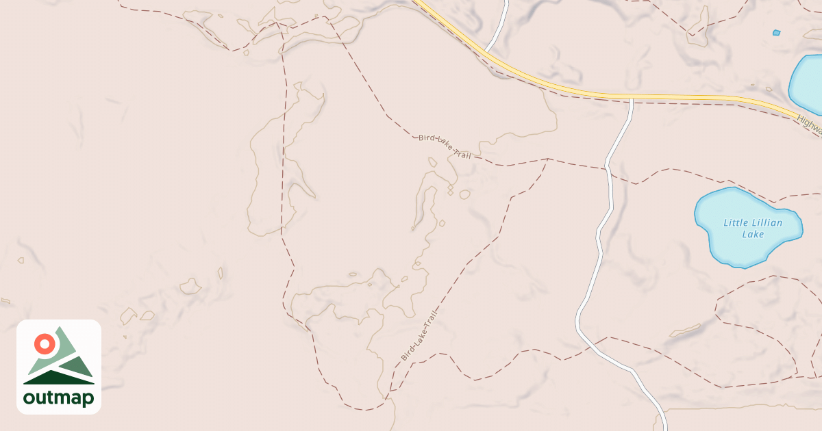Map of BIRD LAKE ATV SPUR B