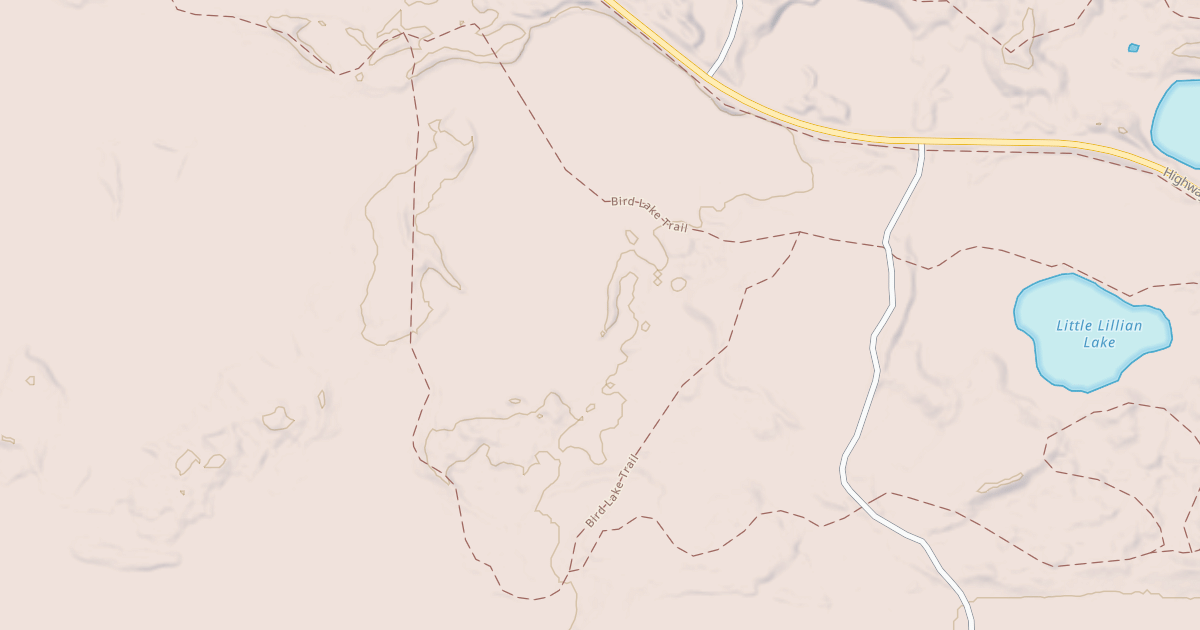 Map preview of BIRD LAKE ATV SPUR B