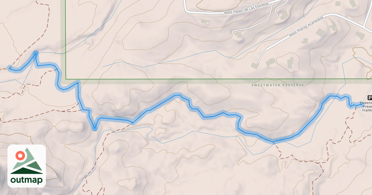 Map of Saguaro Vista Trail