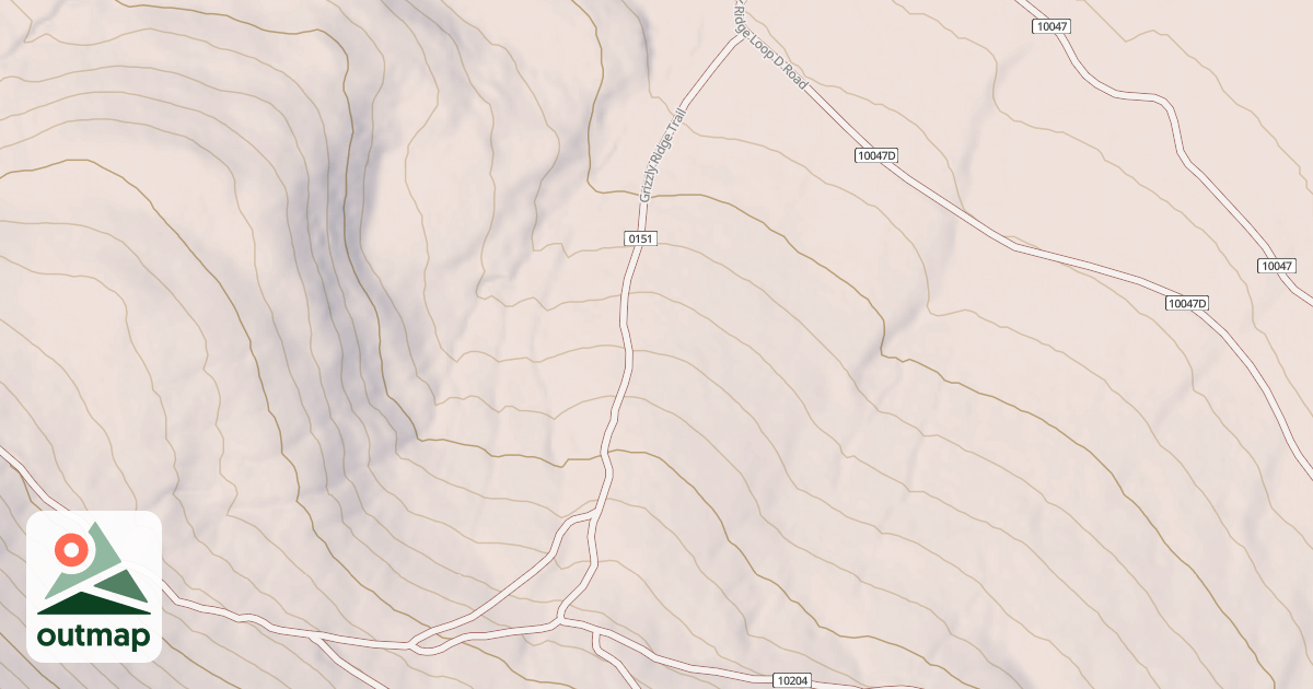Map of GRIZZLY RIDGE