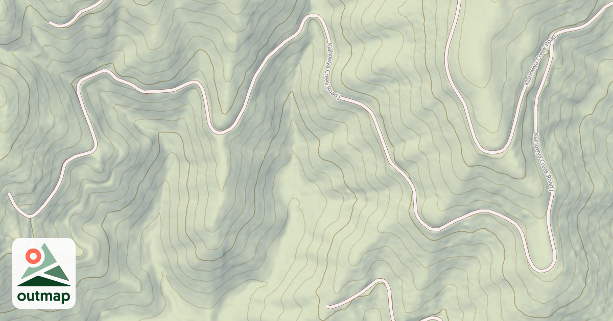 Map of KLAHOWYA CREEK J