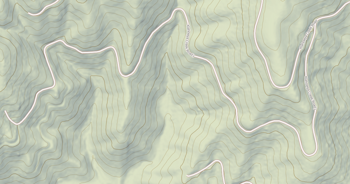 Map preview of KLAHOWYA CREEK J