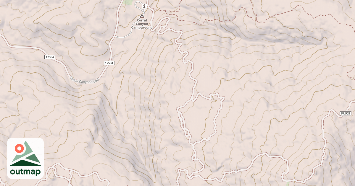 Map of BRONCO PEAK CONNECTOR