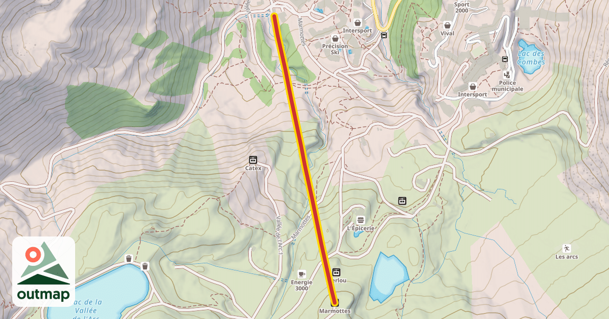 Map of Marmottes