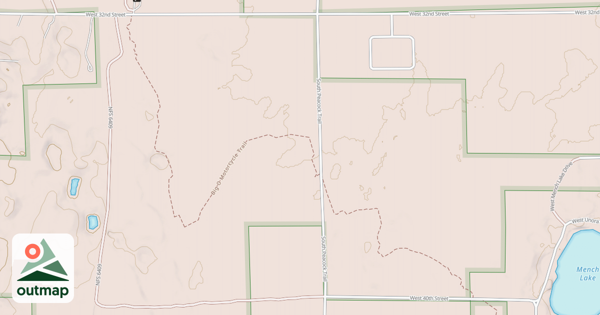 Map of Mcct - Big O Spur