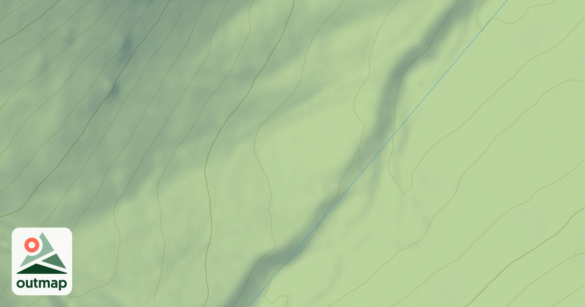 Map of Glidden Creek