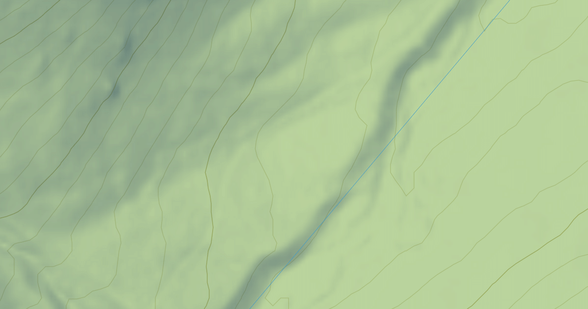 Map preview of Glidden Creek