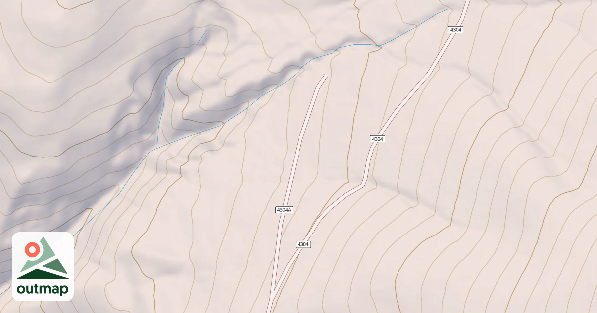 Map of Deadman South Atv Spur A