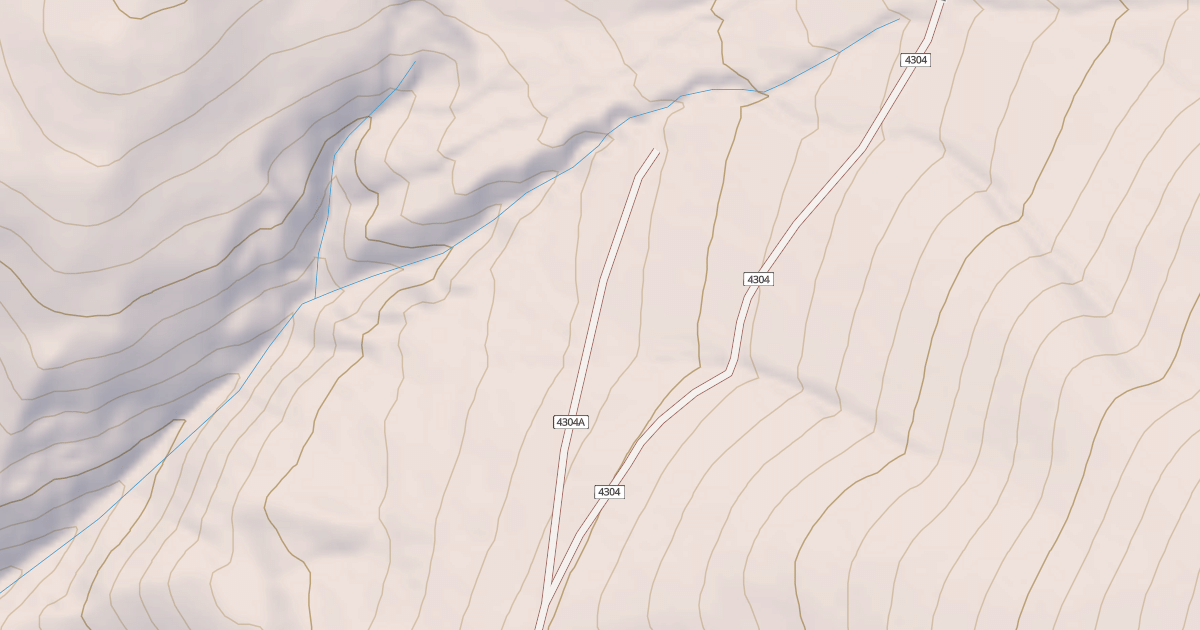 Map preview of Deadman South Atv Spur A