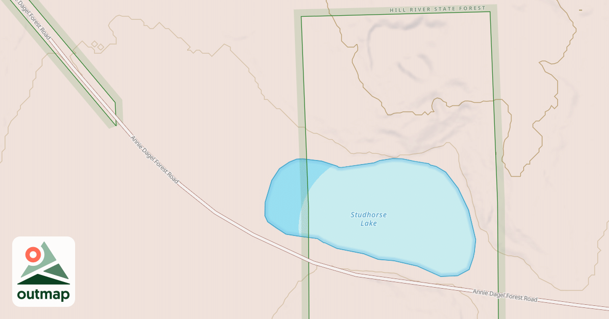 Map of Rabey Line Trail