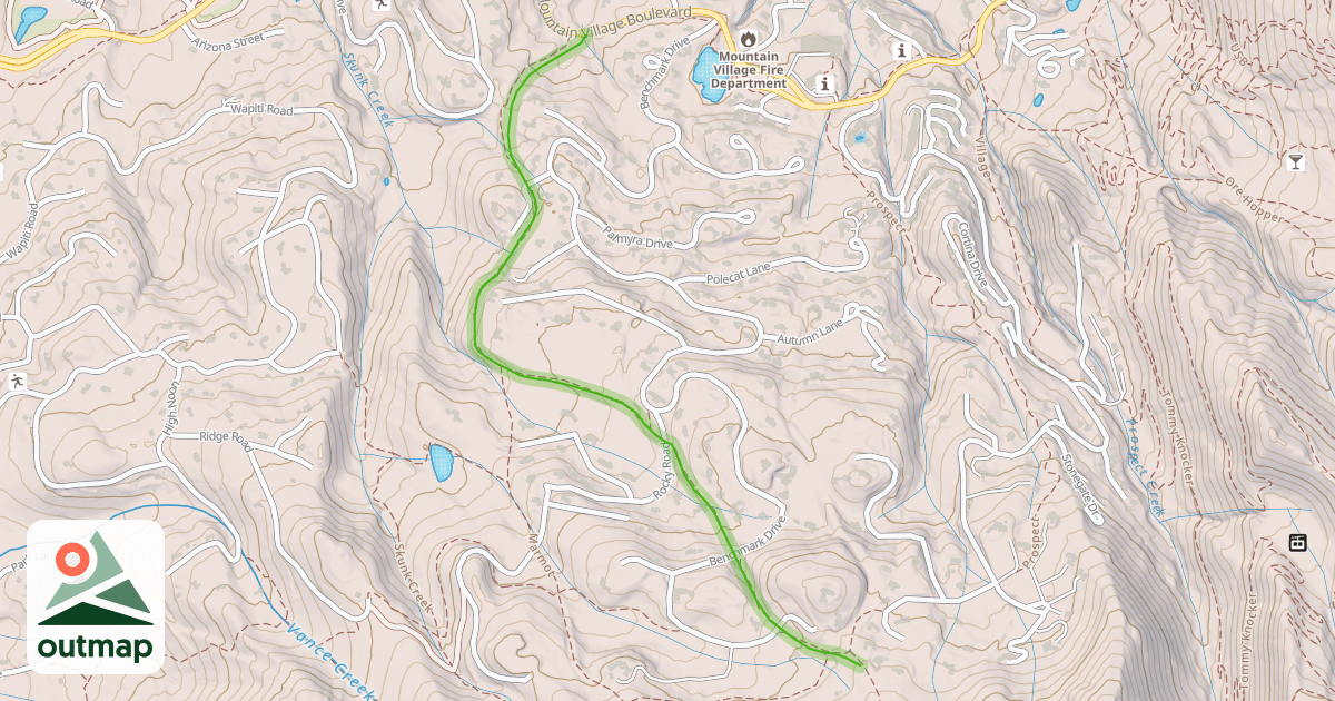 Map of Lower Galloping Goose