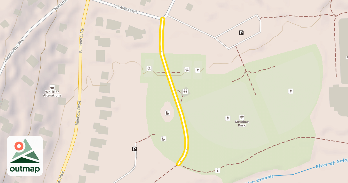 Map of Meadow to Rainbow