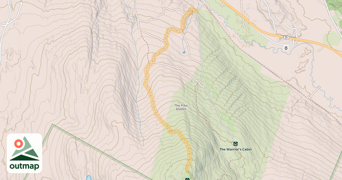 Map of Joan Wolter Trail