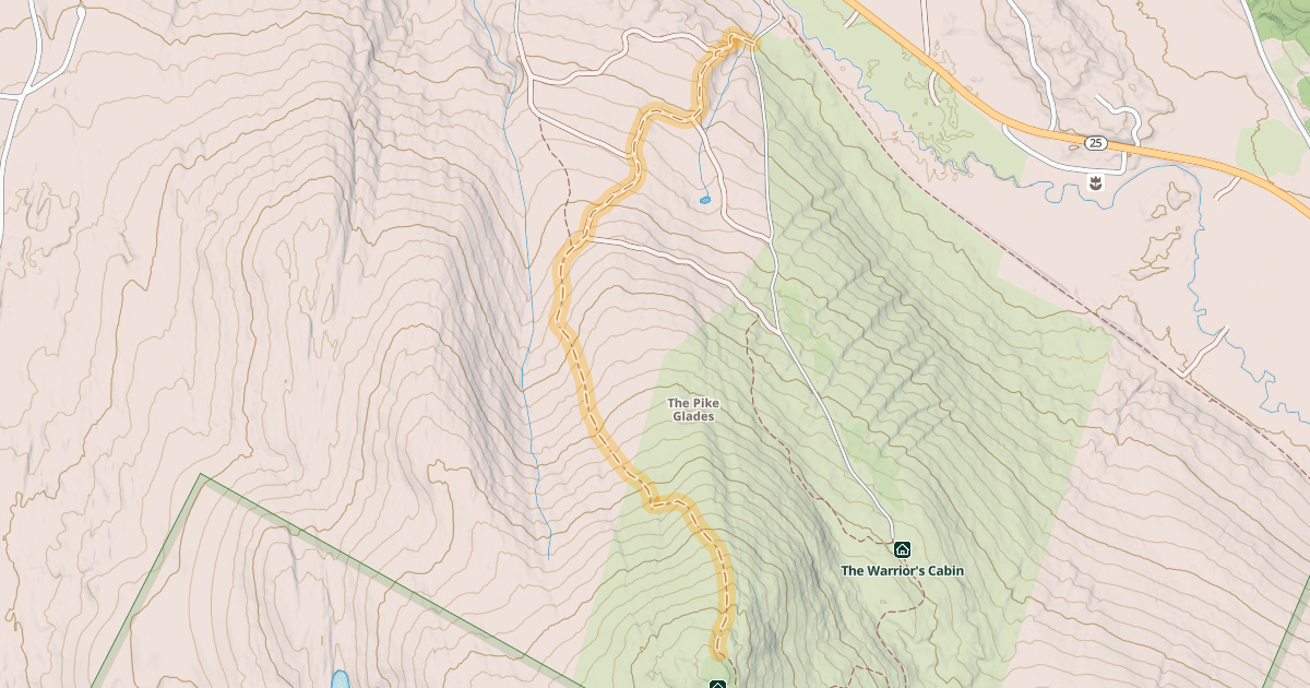 Map preview of Joan Wolter Trail