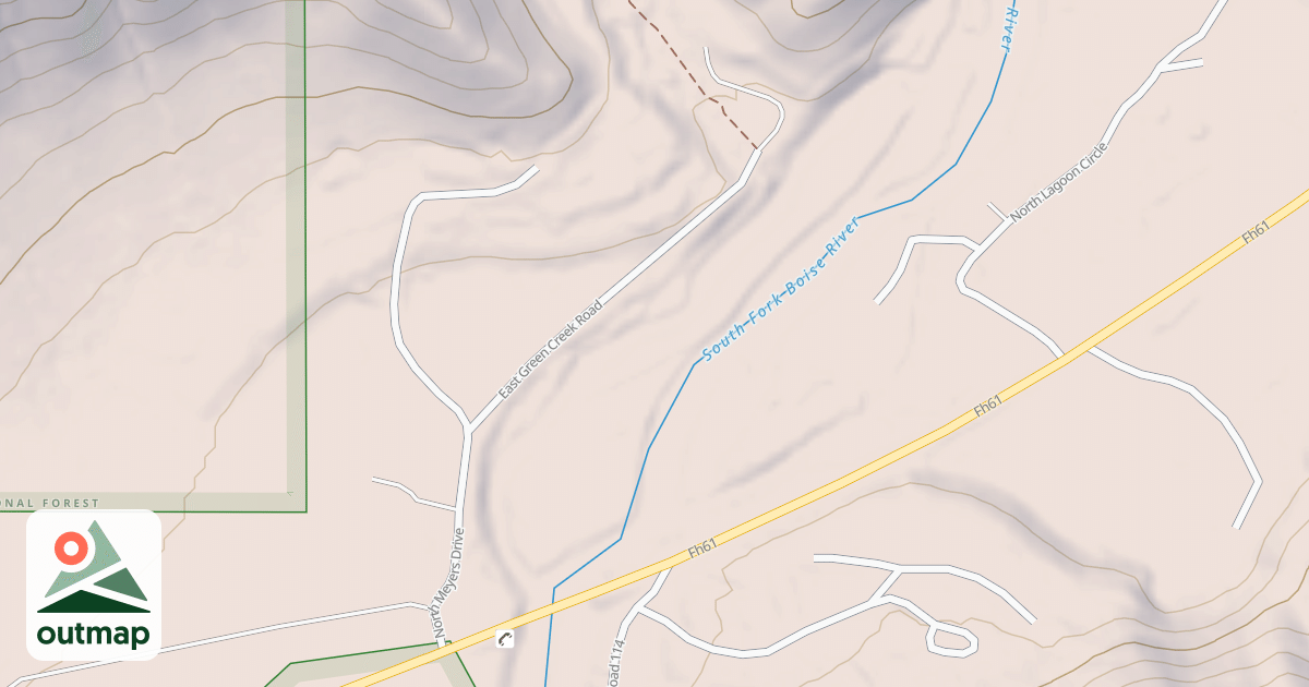 Map of SPUR 061X