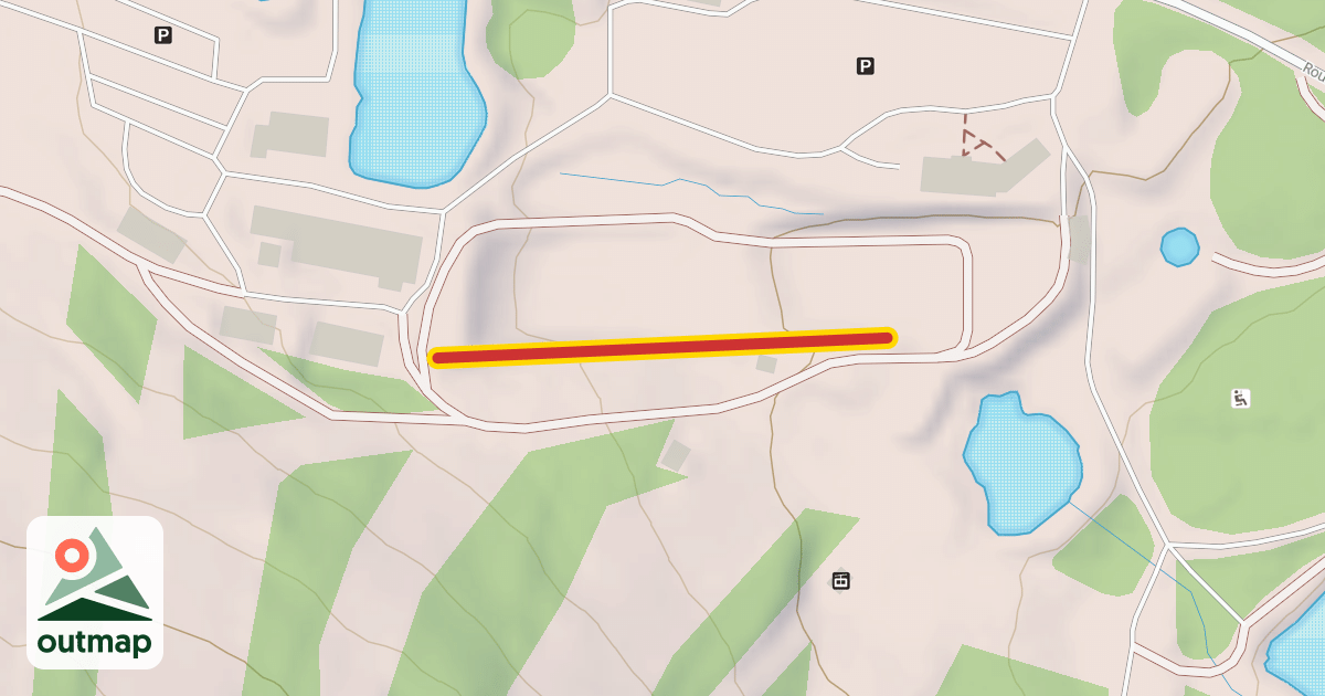 Map of Snow Tubing Lift