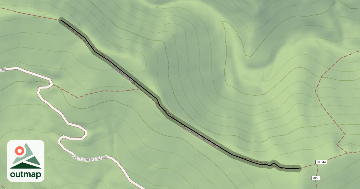 Map of Lower Ridge Road