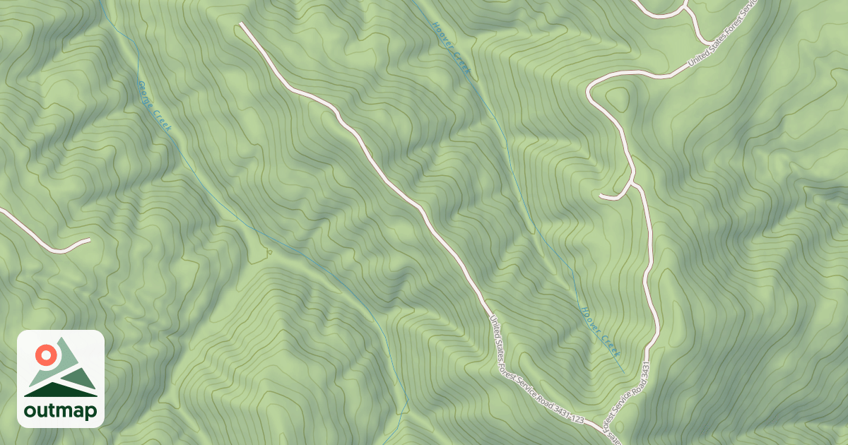 Map of USFS National Forest System Roads {1A520B36-F59B-408A-A2FD-2F3796F7C09E}