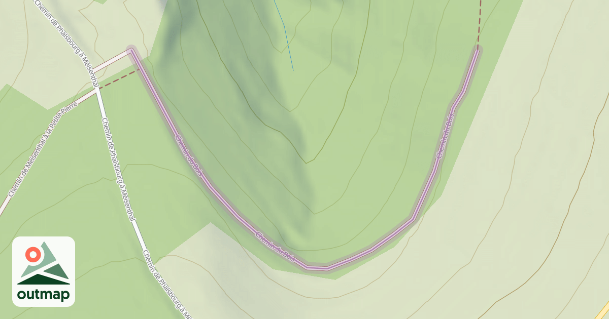 Map of Chemin du Bois