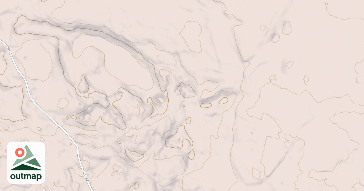 Map of Big Aspen Spur F