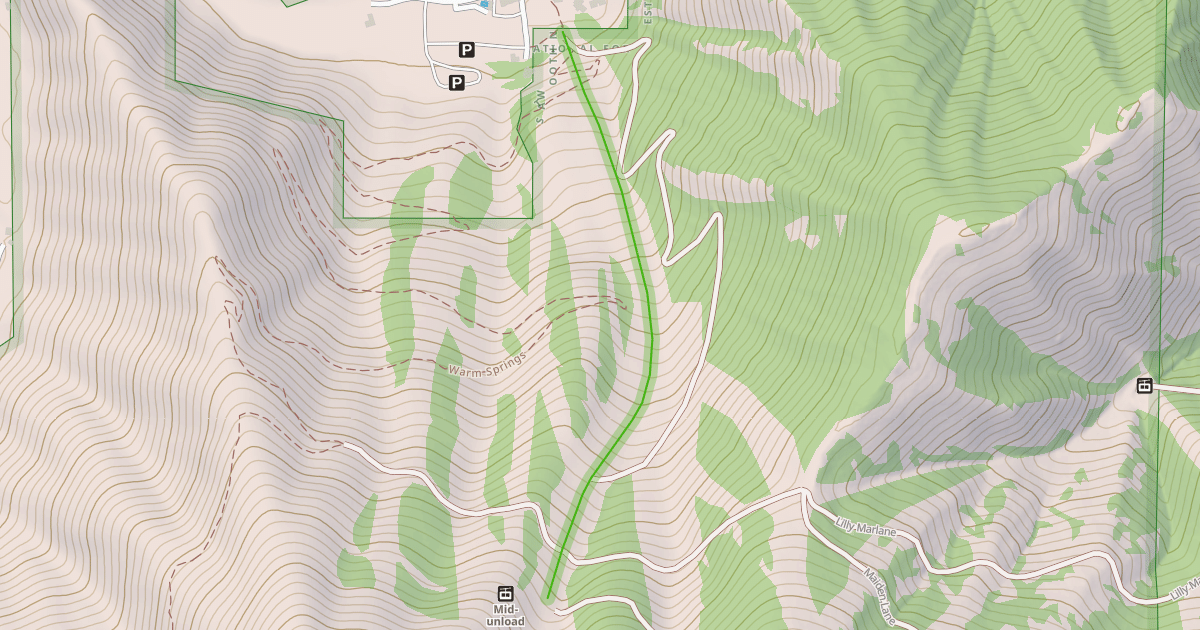 Map preview of Lower Warm Springs