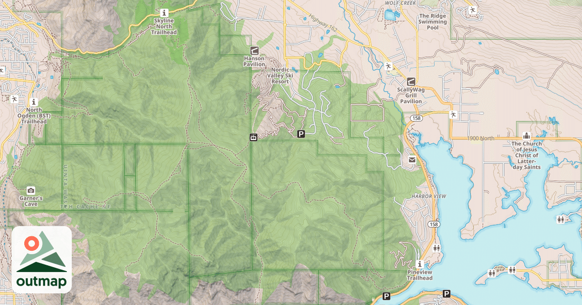 Map of SKYLINE SOUTH