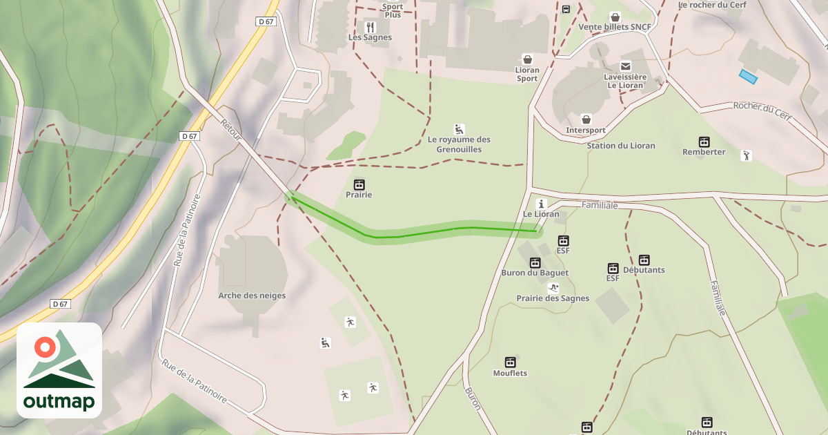 Map of Retour