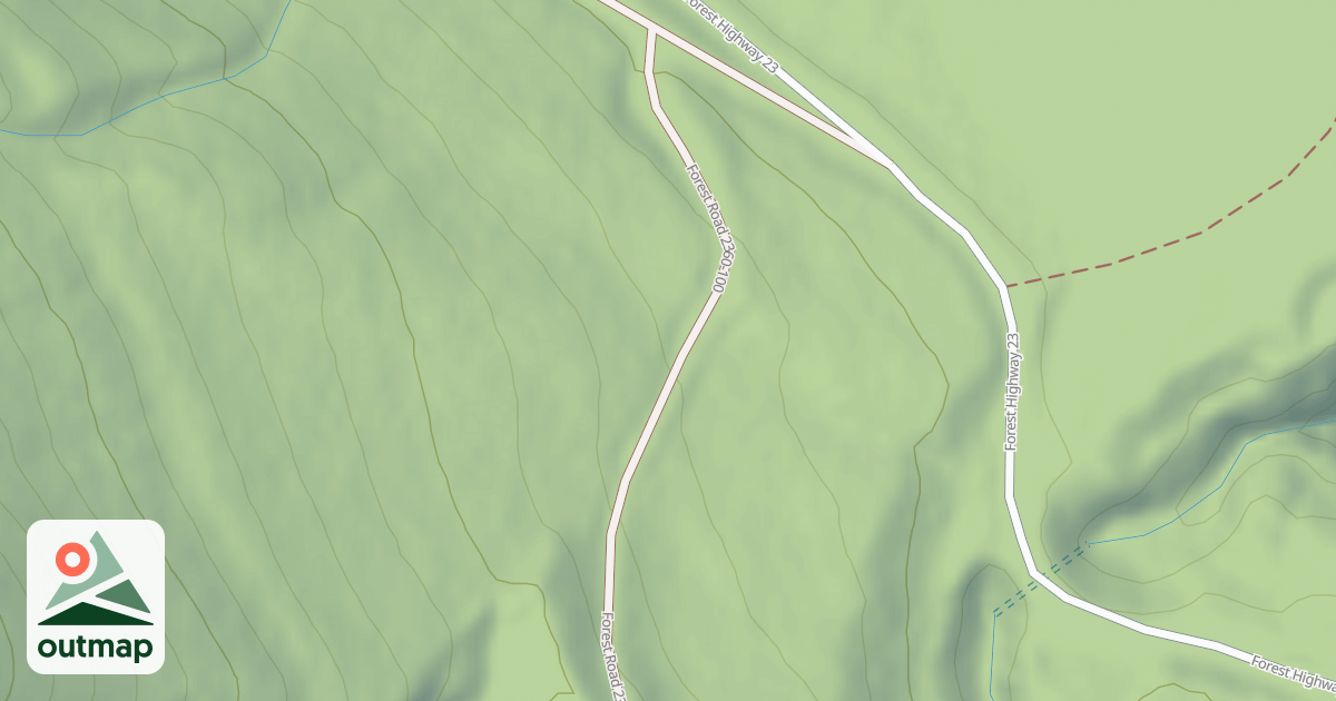 Map of V1043