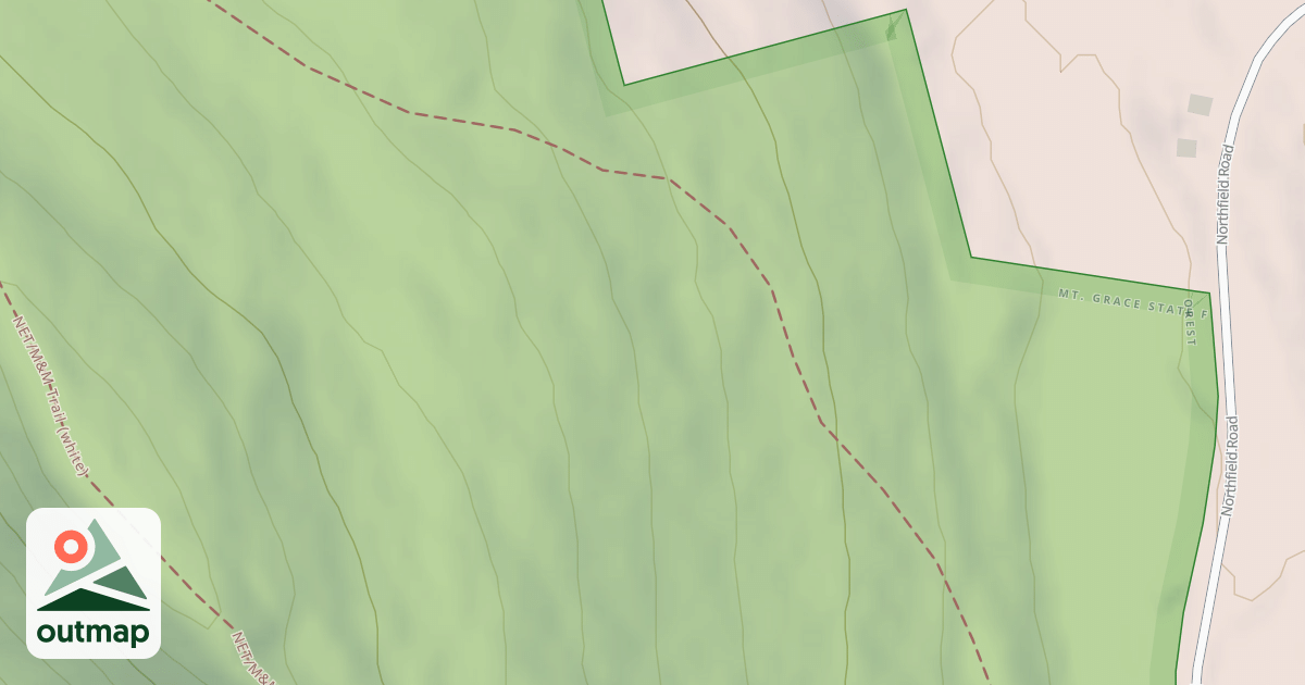 Map of Round the Mountain Trail