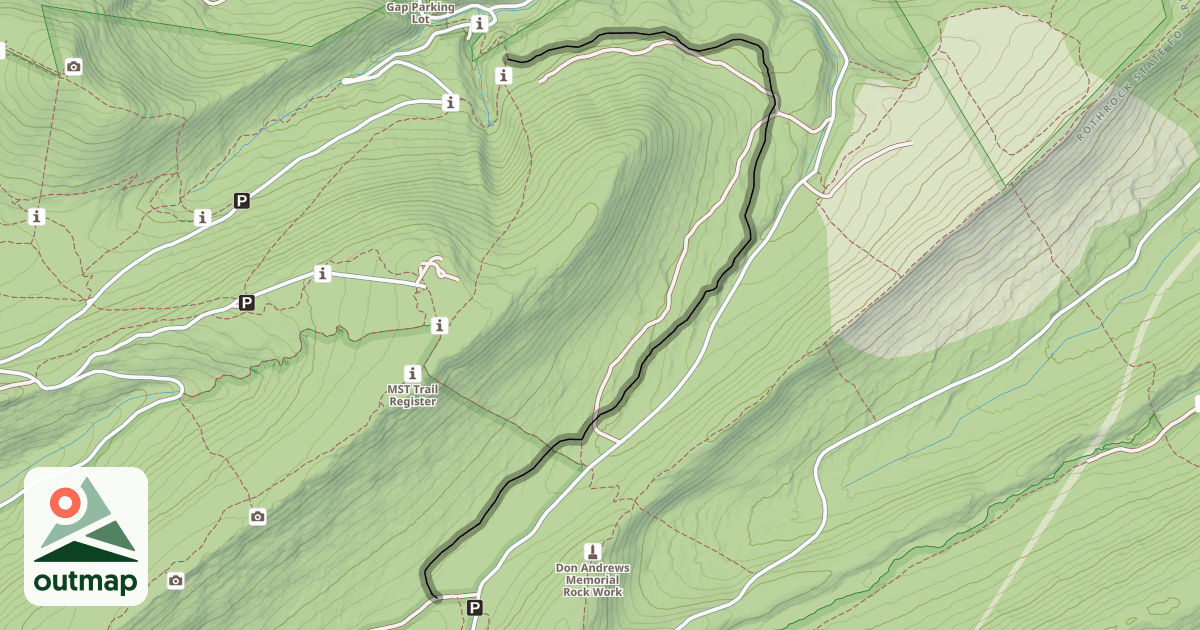 Map of Lonberger Path