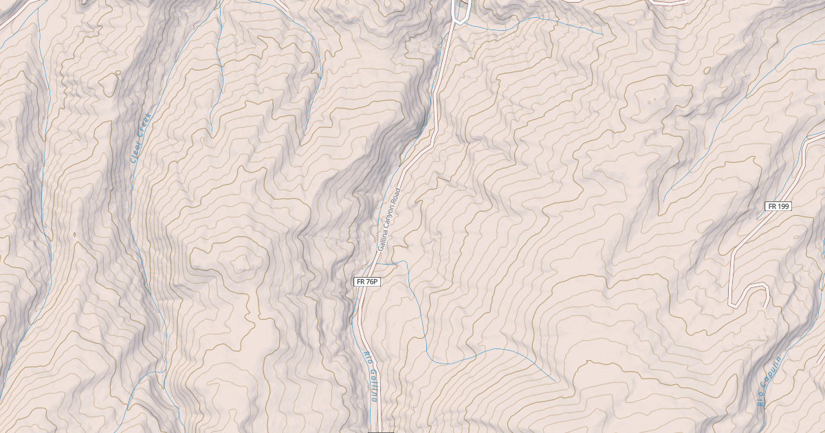 Map preview of GALLINA CANYON