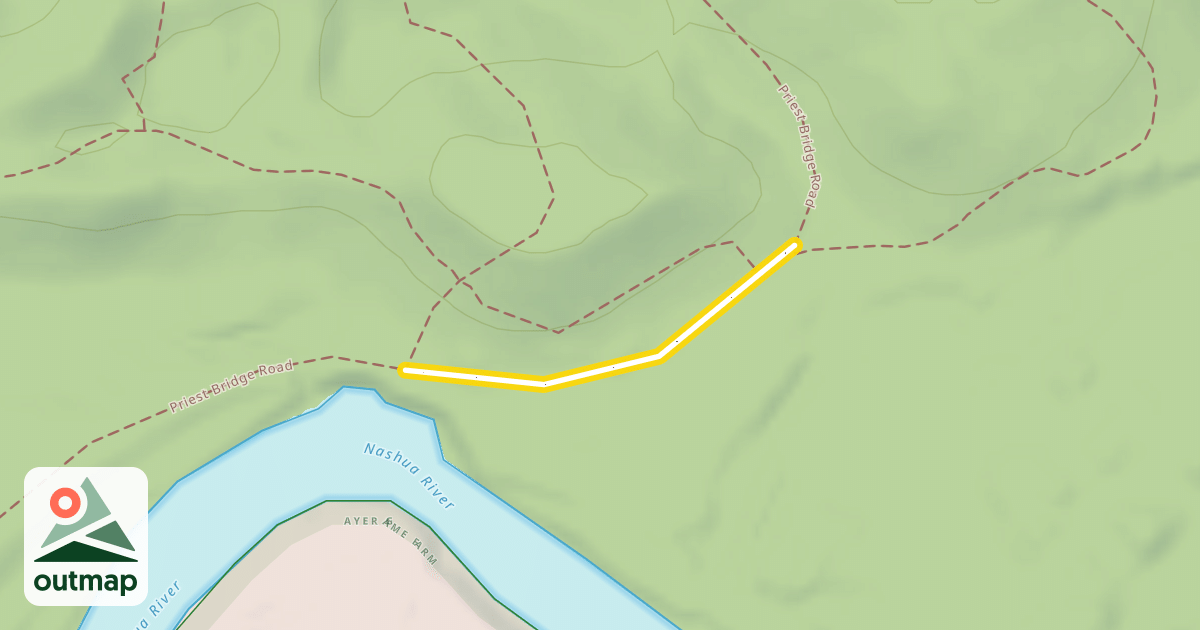 Map of Priest Bridge Road